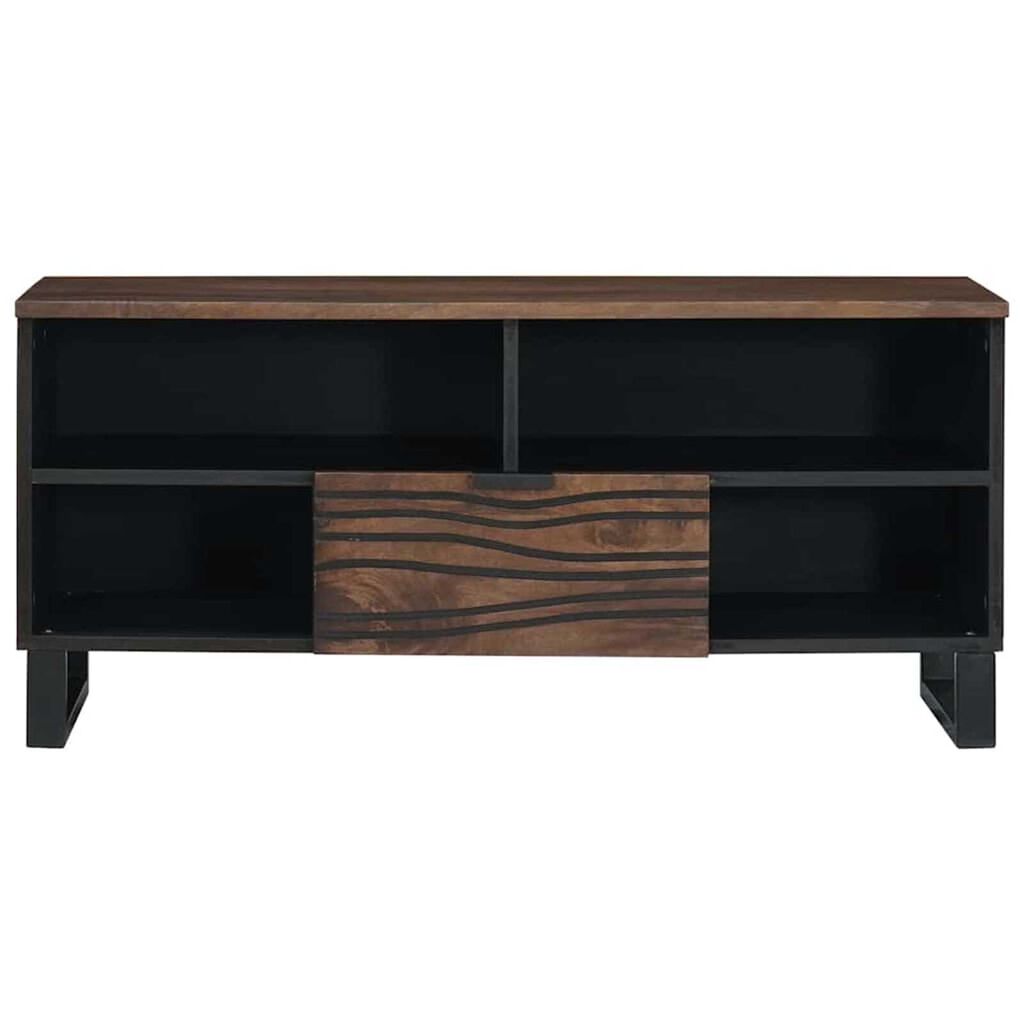 vidaXL Ντουλάπι Τηλεόρασης Καφέ 105 x 33 x 46 εκ. Μασίφ ξύλο μάνγκο