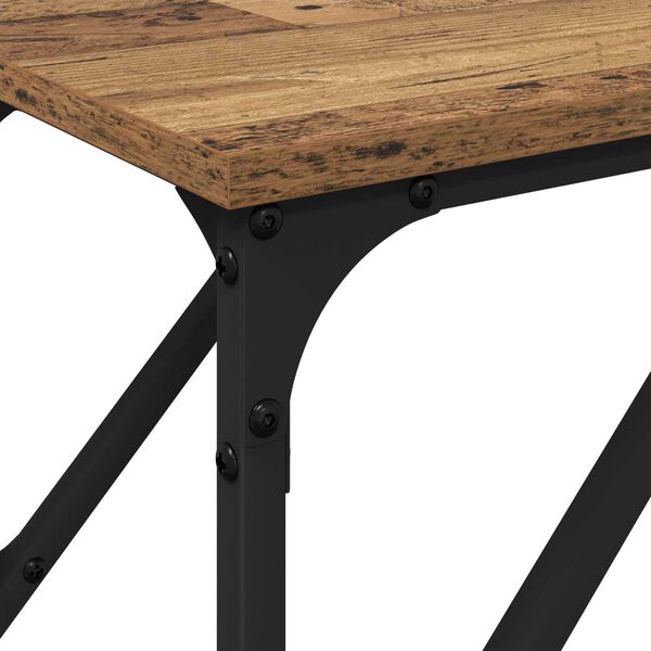 vidaXL Τραπέζι κονσόλας Παλιό Ξύλο 200 x 29 x 75 cm