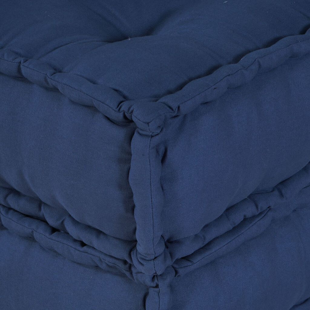 vidaXL Modular Πουφ Ινδigo 70x70x36 Υφάσμα