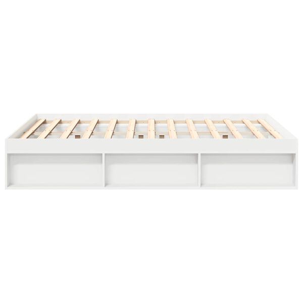 vidaXL Πλαίσιο Κρεβατιού Λευκό 120 x 190 εκ. Small Double