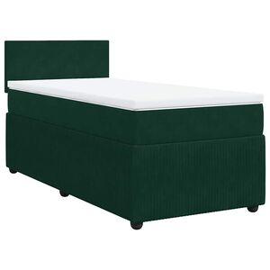 vidaXL &Kappa;&rho;&epsilon;&beta;ά&tau;&iota; Boxspring &mu;&epsilon; &Sigma;&tau;&rho;ώ&mu;&alpha; &Sigma;&kappa;&omicron;ύ&rho;&omicron; &Pi;&rho;ά&sigma;&iota;&nu;&omicron; 90x190 &epsilon;&kappa;. &Beta;&epsilon;&lambda;&omicron;ύ&delta;&iota;&nu;&omicron;