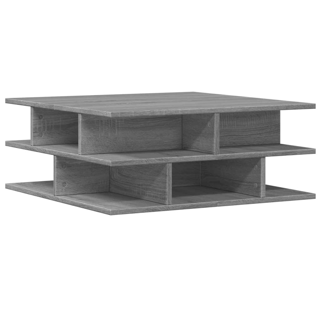vidaXL Τραπεζάκι Σαλονιού Γκρι Sonoma 70x70x29 εκ. Επεξεργασμένο Ξύλο