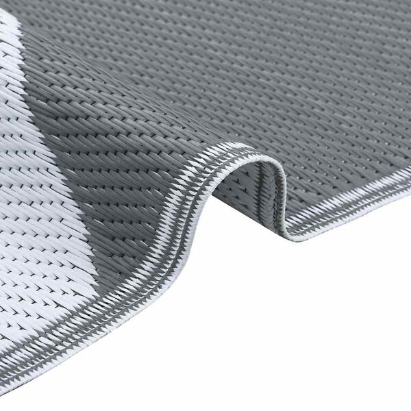 vidaXL Χαλί εξωτερικού χώρου ARAKIL Γκρι 300 x 400 cm PP