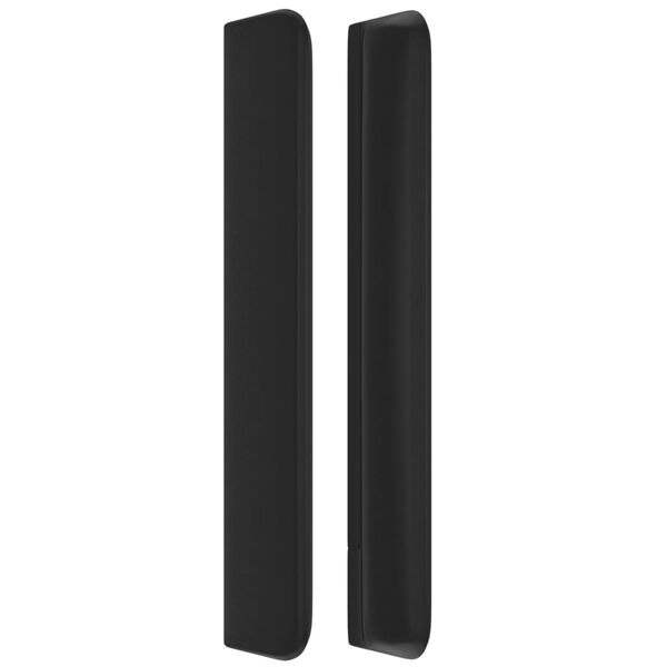 vidaXL Κεφαλάρι με Πτερύγια Μαύρο 163x16x118/128 εκ.Συνθετικό Δέρμα