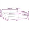 vidaXL Box Spring &Kappa;&rho;&epsilon;&beta;ά&tau;&iota; &mu;&epsilon; &sigma;&tau;&rho;ώ&mu;&alpha;&tau;&alpha; &Sigma;&kappa;&omicron;ύ&rho;&omicron; &gamma;&kappa;&rho;&iota; 180x220 cm &Beta;&epsilon;&lambda;&omicron;ύ&delta;&iota;&nu;&omicron;