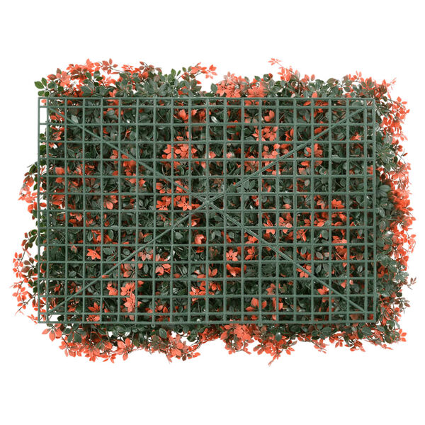  vidaXL Φράχτης 6 τεμ. Αν. Κόκκινο 40x60 εκ. Τεχνητά Φύλλα Σφενδάμου