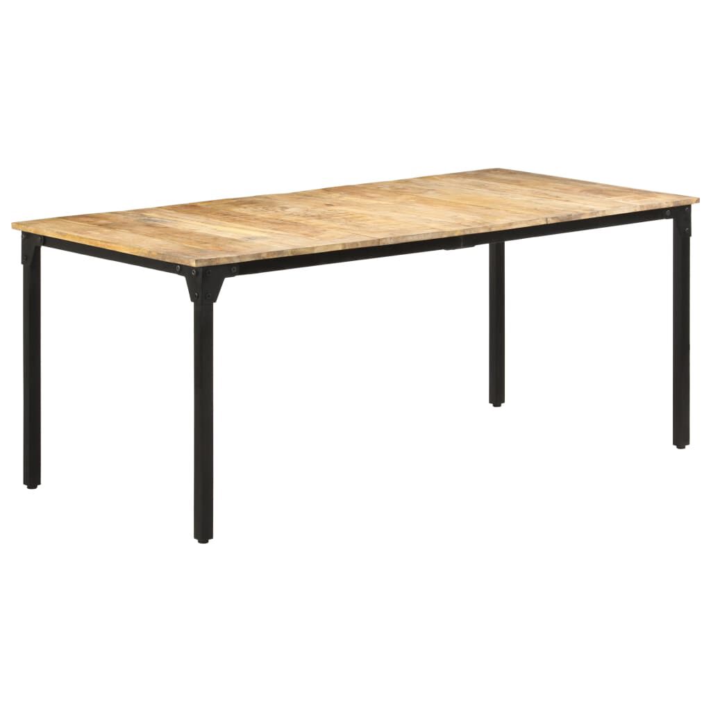 vidaXL Τραπεζαρία 180 x 90 x 76 εκ. από Ακατέργαστο Ξύλο Μάνγκο