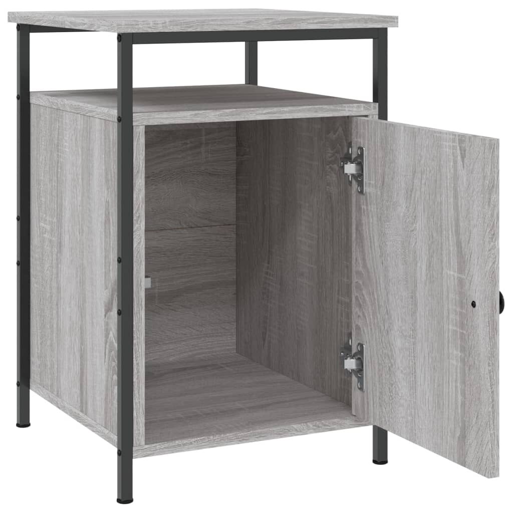 vidaXL Κομοδίνο Γκρι Sonoma 40 x 42 x 60 εκ. από Επεξεργασμένο Ξύλο