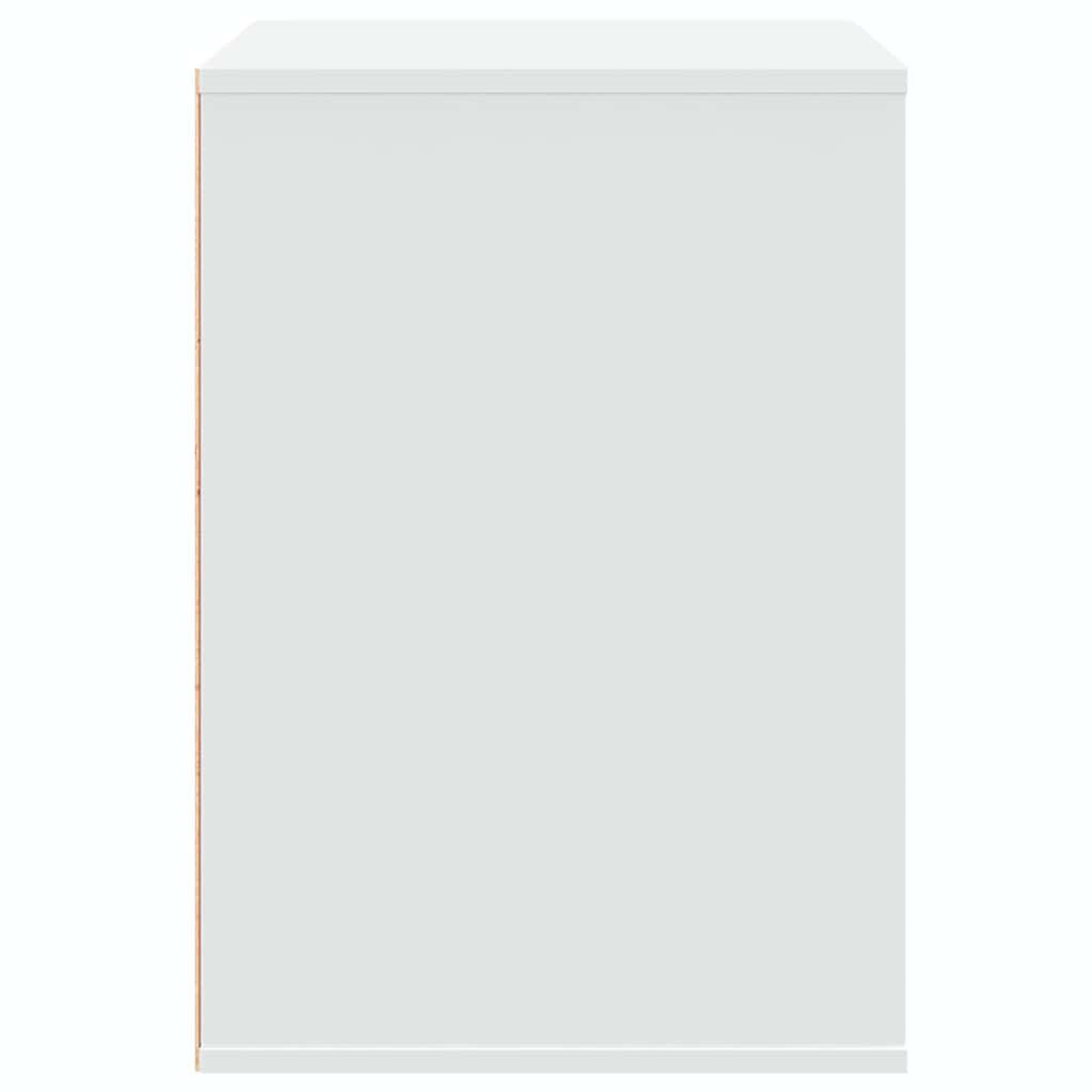 vidaXL Συρταριέρα Γωανική Λευκή 80x41x58 εκ. από Επεξεργασμένο Ξύλο