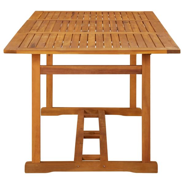 vidaXL Τραπεζαρία Κήπου 180 x 90 x 75 εκ. από Μασίφ Ξύλο Ακακίας