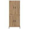 vidaXL Highboard Artisan Oak 69,5 x 34 x 180 &epsilon;&kappa;. &Epsilon;&pi;&epsilon;&xi;&epsilon;&rho;&gamma;&alpha;&sigma;&mu;έ&nu;&omicron; &xi;ύ&lambda;&omicron;