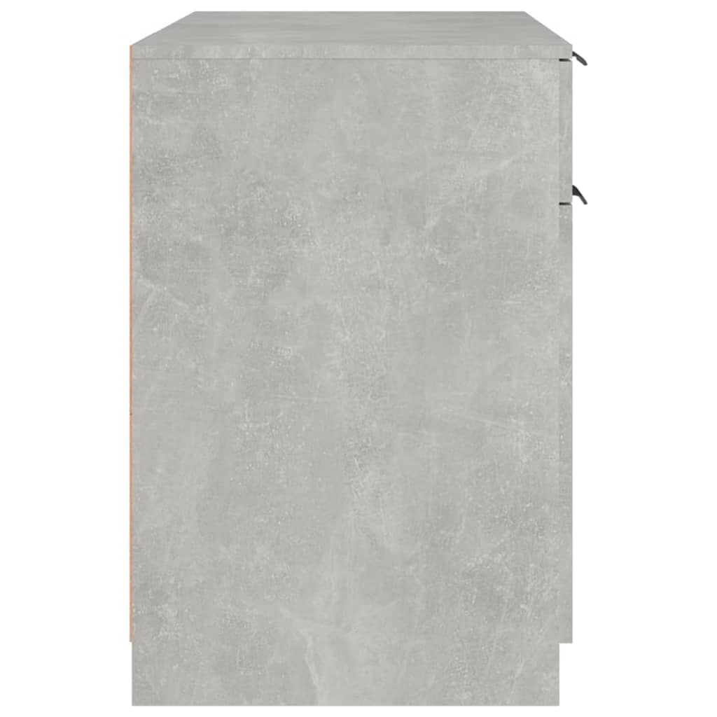 vidaXL Γραφείο Γκρι Σκυροδέματος 100 x 50 x 75 εκ. Επεξεργασμένο Ξύλο