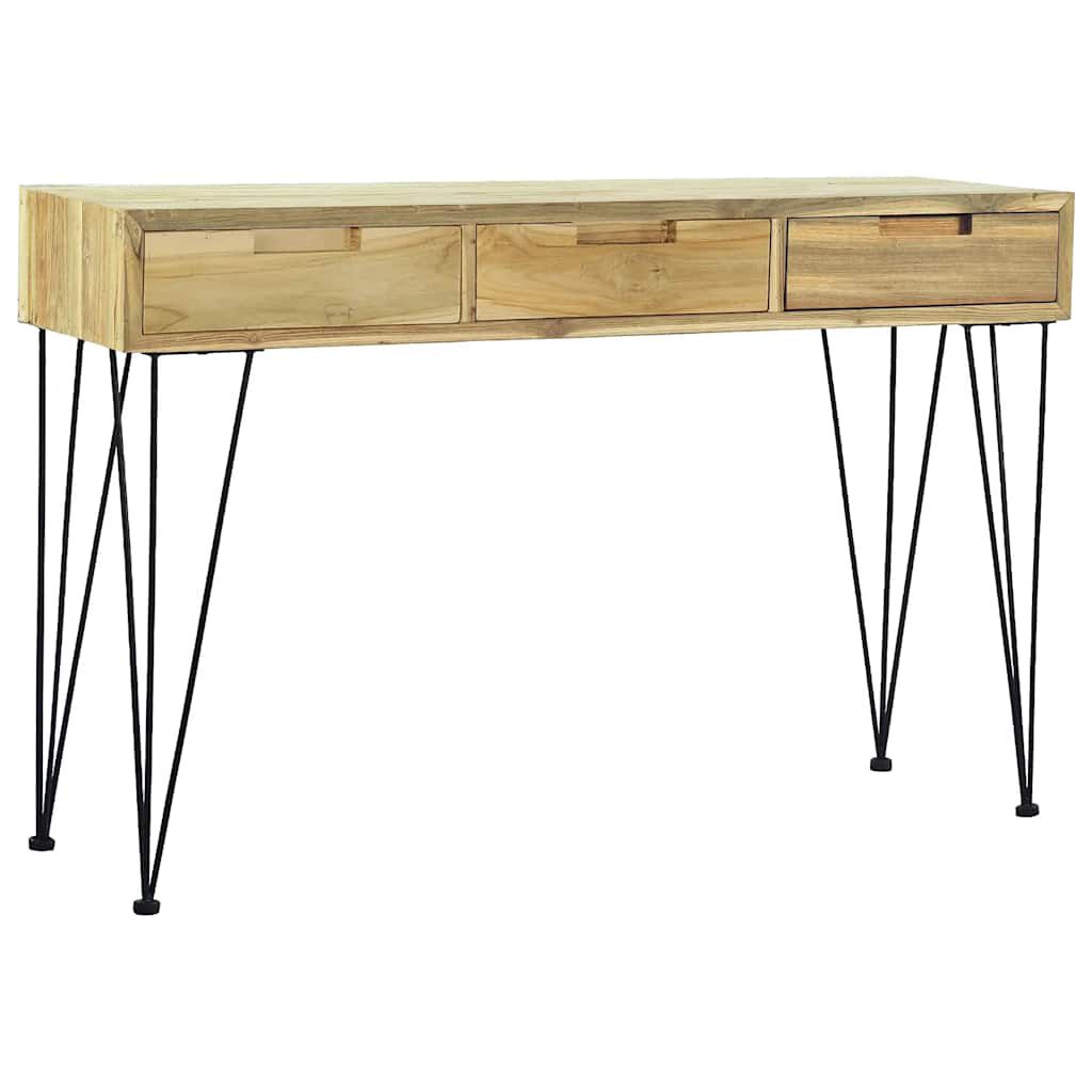 vidaXL Τραπέζι Κονσόλα 120 x 35 x 76 εκ. από Μασίφ Ξύλο Teak