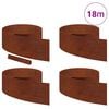 vidaXL &Pi;&epsilon;&rho;ί&gamma;&rho;&alpha;&mu;&mu;&alpha; &gamma;&kappa;&alpha;&zeta;ό&nu; 4 pcs &Sigma;&kappa; rusty 450 x 0.05 x 15 &epsilon;&kappa;