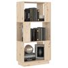 vidaXL Βιβλιοθήκη/Διαχωριστικό Χώρου 51x25x101 εκ. Μασίφ Ξύλο Πεύκου