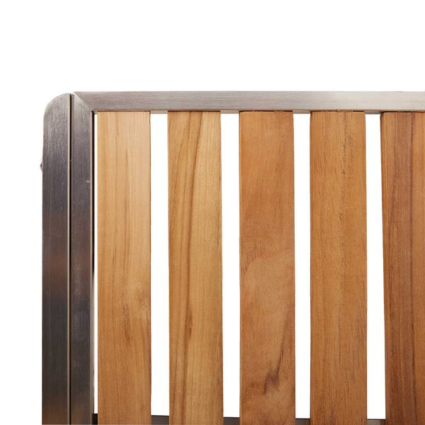 vidaXL Σέτ φαγητού για κήπο 3 pcs Καφέ Μασίφ ξύλο teak