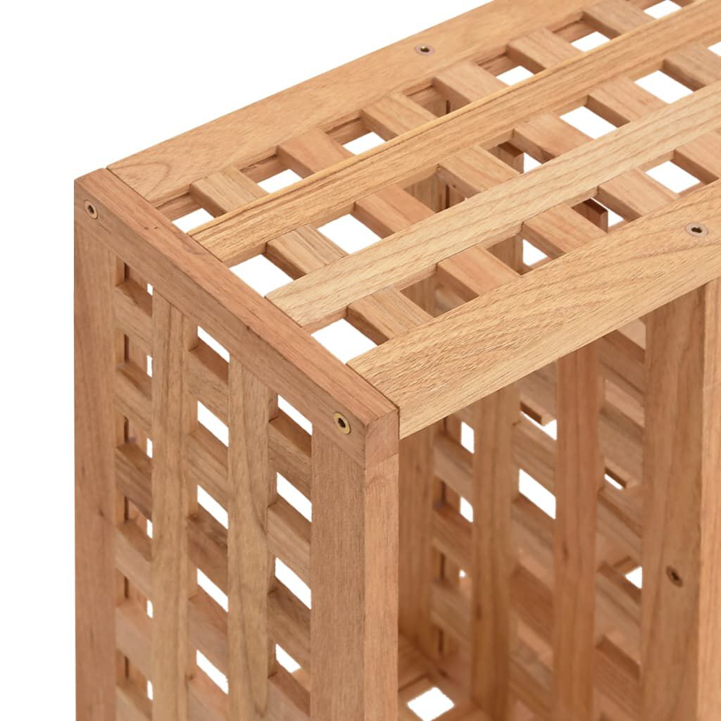 vidaXL Ράφι Τοίχου 49 x 15 x 49 εκ. από Μασίφ Ξύλο Καρυδιάς