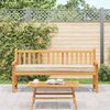 vidaXL Μαξιλάρι παλέτας Κρεμ 200 x 40 x 8 εκ. Ύφασμα Oxford