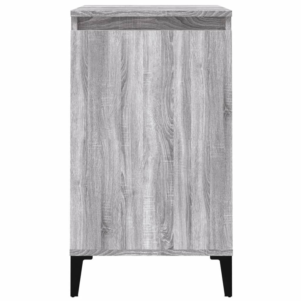 vidaXL Κομοδίνο Γκρι Sonoma 40x35x70 εκ. από Επεξεργασμένο Ξύλο