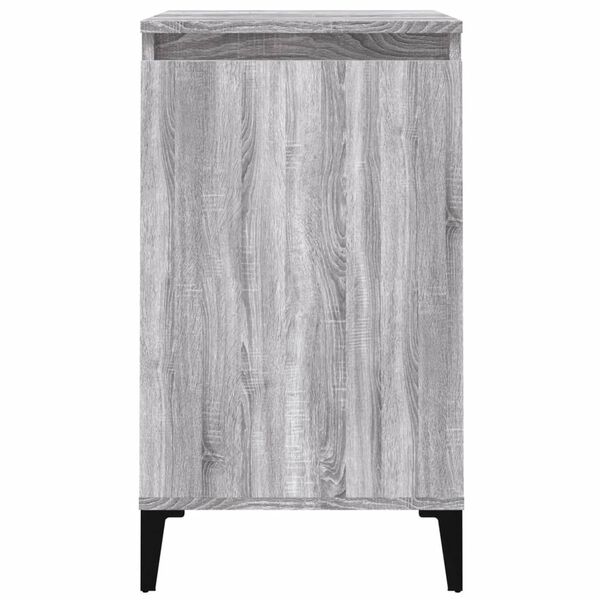 vidaXL Κομοδίνο Γκρι Sonoma 40x35x70 εκ. από Επεξεργασμένο Ξύλο