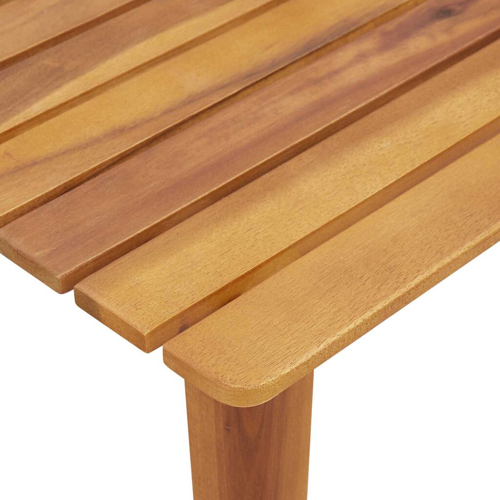vidaXL Σετ Εξωτερικής Τραπέζης 3 pcs Καφέ Μασίφ ξύλο ακακίας