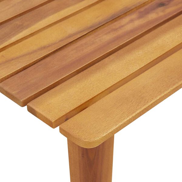 vidaXL Σετ Εξωτερικής Τραπέζης 3 pcs Καφέ Μασίφ ξύλο ακακίας