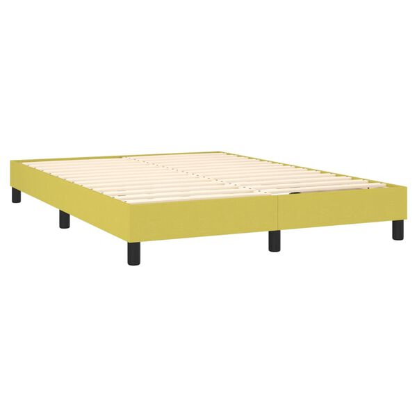 vidaXL &Kappa;&rho;&epsilon;&beta;ά&tau;&iota; Boxspring &mu;&epsilon; &Sigma;&tau;&rho;ώ&mu;&alpha; &Pi;&rho;ά&sigma;&iota;&nu;&omicron; 140x190 &epsilon;&kappa;. &Upsilon;&phi;&alpha;&sigma;&mu;ά&tau;&iota;&nu;&omicron;