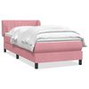vidaXL Box Spring &kappa;&rho;&epsilon;&beta;ά&tau;&iota; &mu;&epsilon; &sigma;&tau;&rho;ώ&mu;&alpha; &rho;&omicron;&zeta; 80x210 &epsilon;&kappa;. &Beta;&epsilon;&lambda;&omicron;ύ&delta;&iota;&nu;&omicron;