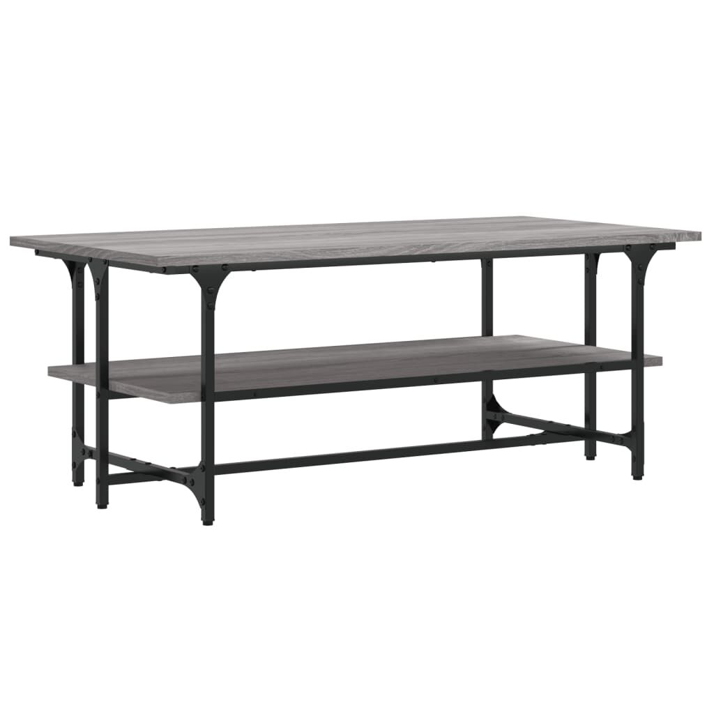 vidaXL Τραπεζάκι Σαλονιού Γκρι Sonoma 100x50x40 εκ. Επεξεργασμένο Ξύλο