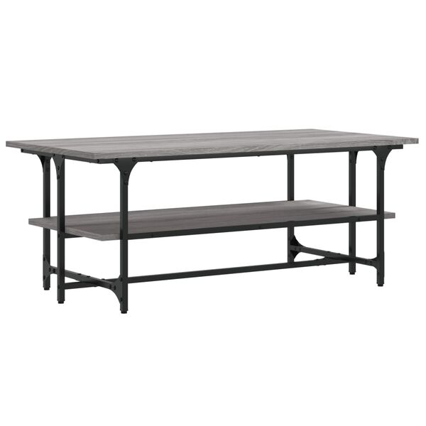 vidaXL Τραπεζάκι Σαλονιού Γκρι Sonoma 100x50x40 εκ. Επεξεργασμένο Ξύλο