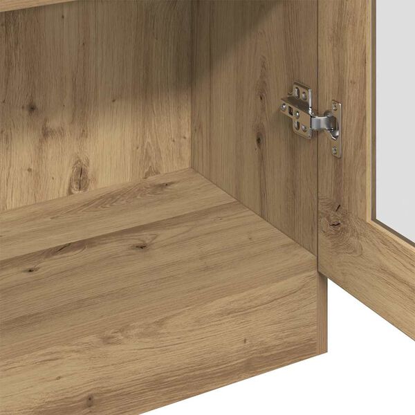 vidaXL Ντουλάπι Τεχνίτης Δρυς 82,5x30,5x185 εκ. από Επεξεργασμένο Ξύλο