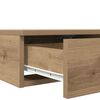 vidaXL Συρτάρια κρεβατιού με συρτάρι artisan δρυς 160 x 36.5 x 16.5 εκ