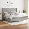 vidaXL &Kappa;&rho;&epsilon;&beta;ά&tau;&iota; Boxspring &mu;&epsilon; &Sigma;&tau;&rho;ώ&mu;&alpha; &Alpha;&nu;&omicron;&iota;&chi;&tau;ό &Gamma;&kappa;&rho;&iota; 180x200 &epsilon;&kappa;. &Upsilon;&phi;&alpha;&sigma;&mu;ά&tau;&iota;&nu;&omicron;