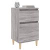 vidaXL Κομοδίνο Γκρι Sonoma 40x35x70 εκ.