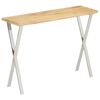 vidaXL &Tau;&rho;&alpha;&pi;έ&zeta;&iota; &Kappa;&omicron;&nu;&sigma;ό&lambda;&alpha; &mu;&epsilon; Live Edge 105x33x76 &epsilon;&kappa;. &Mu;&alpha;&sigma;ί&phi; &Xi;ύ&lambda;&omicron; &Mu;ά&nu;&gamma;&kappa;&omicron;