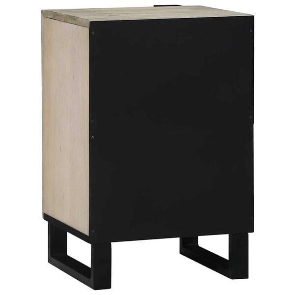 vidaXL Ντουλάπι Μπάνιου με ράφι Καφέ, Μαύρο 38 x 33.5 x 58 εκ.