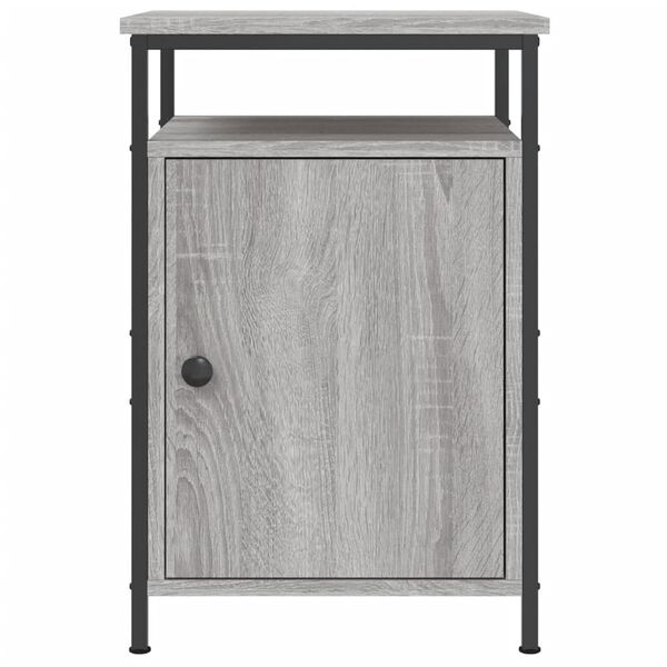vidaXL Κομοδίνα 2 τεμ. Γκρι Sonoma 40x42x60εκ. από Επεξεργασμένο Ξύλο