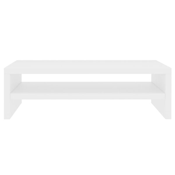 vidaXL Βάση Οθόνης Λευκή 42 x 24 x 13 εκ. από Επεξ. Ξύλο