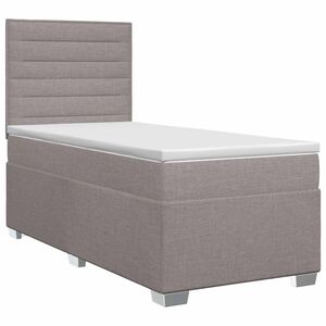vidaXL &Kappa;&rho;&epsilon;&beta;ά&tau;&iota; box spring &mu;&epsilon; &sigma;&tau;&rho;ώ&mu;&alpha; Taupe 80 x 200 cm Ύ&phi;&alpha;&sigma;&mu;&alpha;