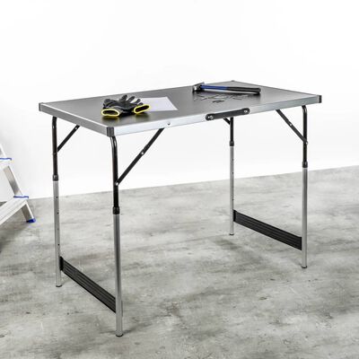 HI Τραπέζι Πτυσσόμενο 100 x 60 x 94 εκ. Αλουμινίου