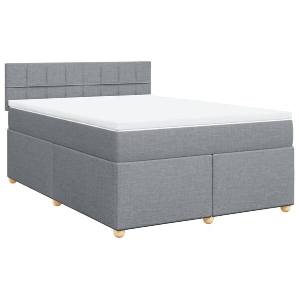 vidaXL &Kappa;&rho;&epsilon;&beta;ά&tau;&iota; Boxspring &mu;&epsilon; &Sigma;&tau;&rho;ώ&mu;&alpha; &Alpha;&nu;. &Pi;&rho;ά&sigma;&iota;&nu;&omicron; 160x200&epsilon;&kappa; &Upsilon;&phi;&alpha;&sigma;&mu;ά&tau;&iota;&nu;&omicron;