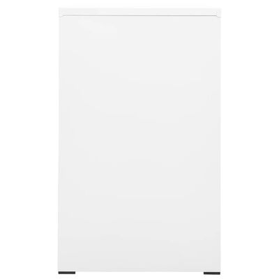 vidaXL Αρχειοθήκη Λευκή 46 x 62 x 102,5 εκ. από Ατσάλι