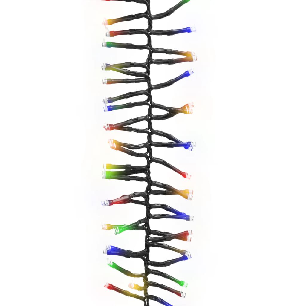 vidaXL Φωτάκια Cluster με 1000 LED Πολύχρωμα 11 μ. από PVC