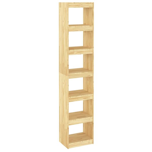vidaXL Βιβλιοθήκη/Διαχωριστικό Χώρου 40x30x199 εκ. Μασίφ Ξύλο Πεύκου