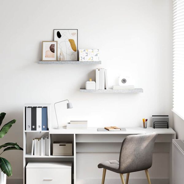 vidaXL &Rho;ά&phi;&iota;&alpha; &Tau;&omicron;ί&chi;&omicron;&upsilon; 2 &tau;&epsilon;&mu;. &Gamma;&kappa;&rho;&iota; &Sigma;&kappa;&upsilon;&rho;&omicron;&delta;έ&mu;&alpha;&tau;&omicron;&sigmaf; 80x23,5x3,8 &epsilon;&kappa;. MDF