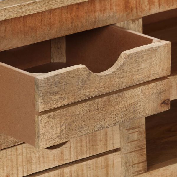 vidaXL Έπιπλο Τηλεόρασης 110 x 30 x 40 εκ. από Ακατέργαστο Ξύλο Μάνγκο