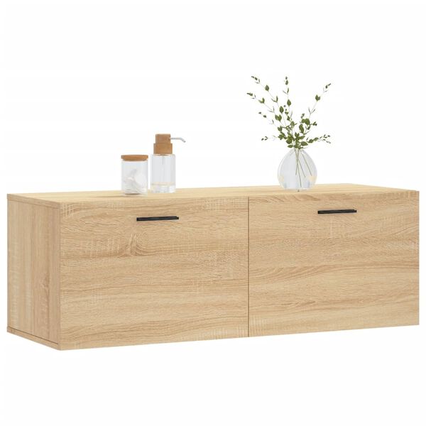 vidaXL Ντουλάπι Τοίχου Sonoma Δρυς 100 x 36,5 x 35 εκ. Επεξεργ. Ξύλο