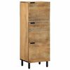 vidaXL Highboard &kappa;&alpha;&phi;έ 40x33x110 cm &mu;&alpha;&sigma;ί&phi; &xi;ύ&lambda;&omicron; Mango