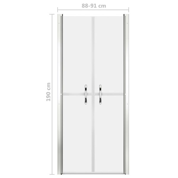 vidaXL Πόρτα Ντουζιέρας με Αμμοβολή 91 x 190 εκ. από ESG