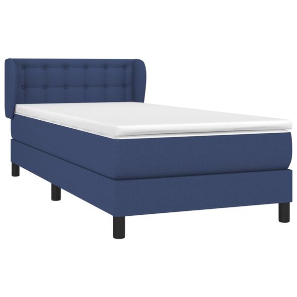 vidaXL &Kappa;&rho;&epsilon;&beta;ά&tau;&iota; Boxspring &mu;&epsilon; &Sigma;&tau;&rho;ώ&mu;&alpha; &Mu;&pi;&lambda;&epsilon; 90x200 &epsilon;&kappa;.&Upsilon;&phi;&alpha;&sigma;&mu;ά&tau;&iota;&nu;&omicron;